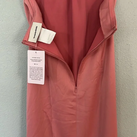 BHLDN Ruby Twist Halter Satin Gown - Picture 7 of 17